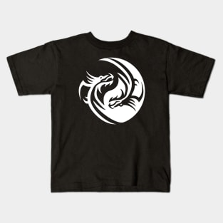 Yin Yang Dragons Symbol Cheeky Witch Kids T-Shirt